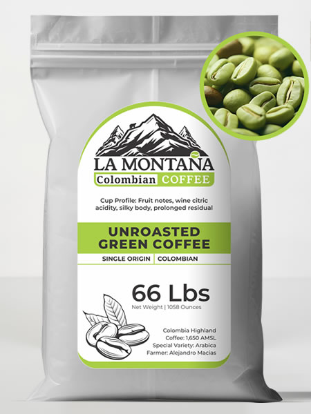 La Montaña Coffee - Unroasted Green Coffee