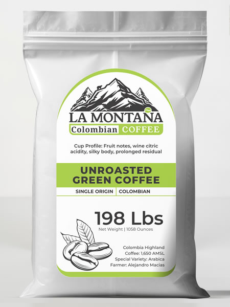 La Montaña Coffee - Unroasted Green Coffee